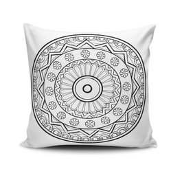 Aberto Design Funda de Cojín Mandala-29 Multicolor